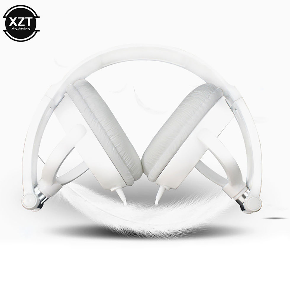 Thumbnail: Wired Headphones Over Ear Headsets HD Sound Bass HiFi Sound Music Stereo Earphon