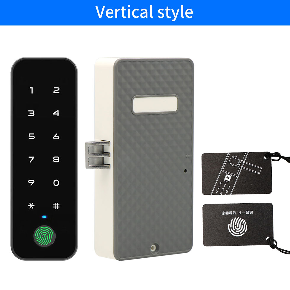 Thumbnail: Smart Drawer Lock Invisible Electronic RFID 13.56MHz IC Cabinet Lock Unlock Inte
