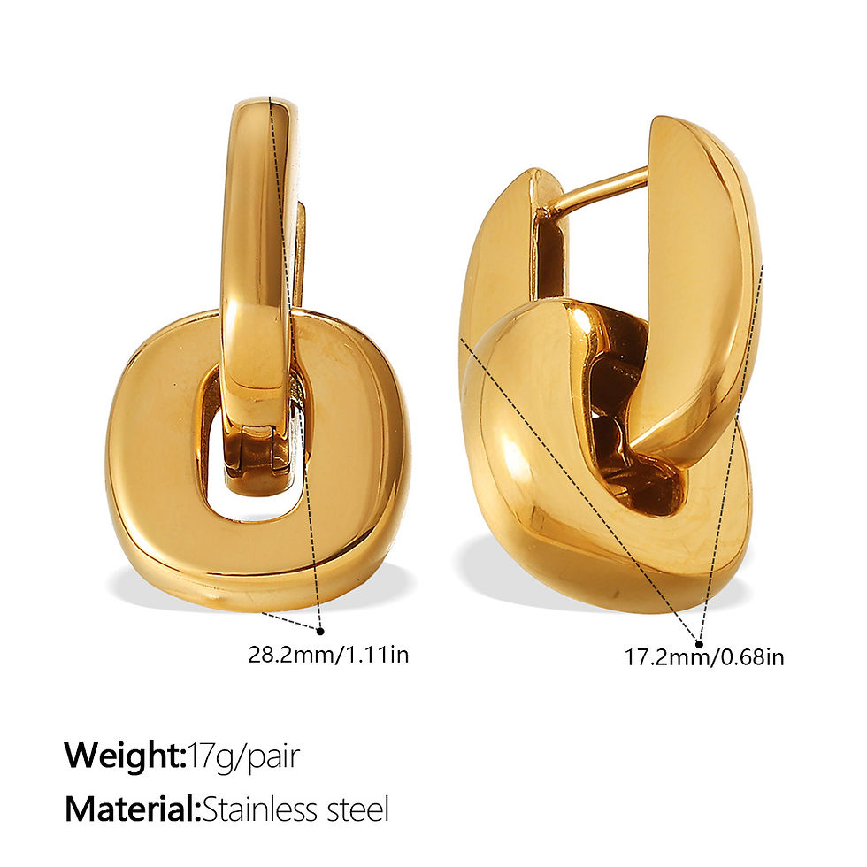 Thumbnail: 2026 New Stylish Lightweight Luxury Trendy Double-Ring Minimalist Clip-On Earrin