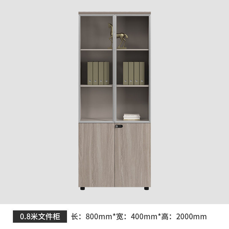 Thumbnail: Office File Cabinet, Wooden File Storage Cabin Cabinet locker With Com