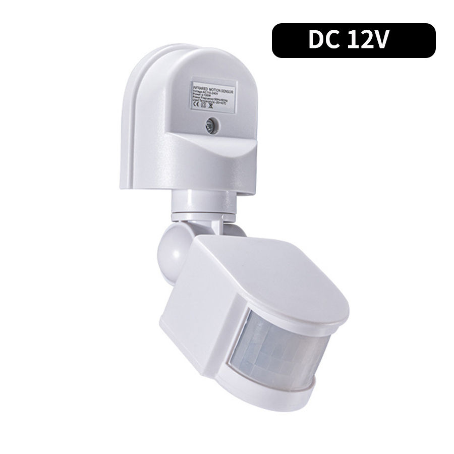 Thumbnail: Motion Sensor 220V 110V 12V Automatic Infrared PIR Movement Detector 180° Rotat