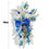 Thumbnail: Festive Christmas Upside-Down Staircase Ornaments Home Wall Decorations Christma