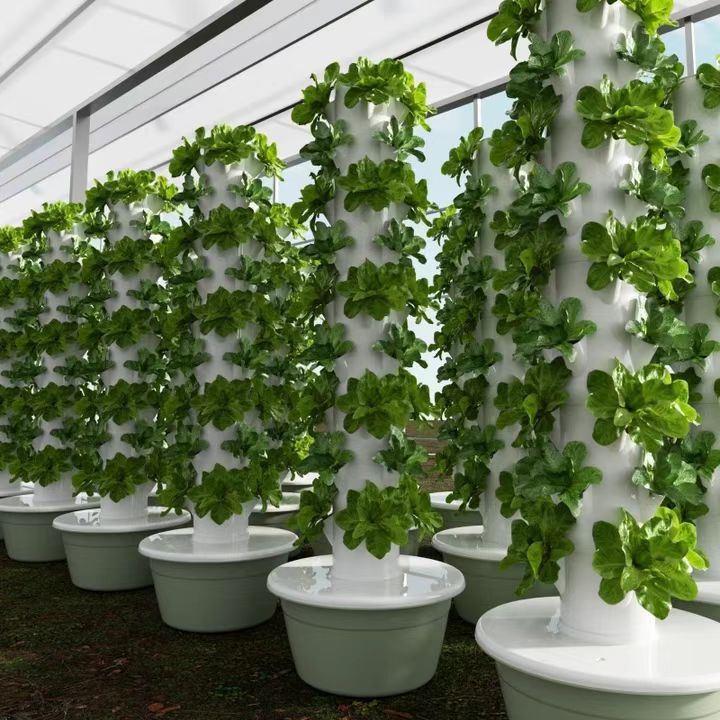 Thumbnail: Vertical Hydroponic Tower Intelligent Vegetable Planter Vegetable Planting Colum