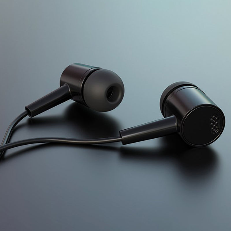 Thumbnail: Headset 2 Color Optional 3.5mm Earbuds High Quality In-ear For Phone Computer He