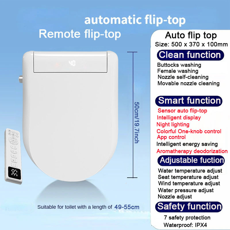 Thumbnail: U Sensing Open Japanese Toilet Seat Electric Bidet Japonais Inodoros Japones Tap