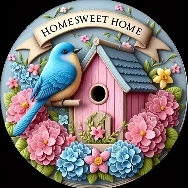 Thumbnail: Home Decor Welcome Sign - Charming  Decor For Spring & Summer, Perfect For Do