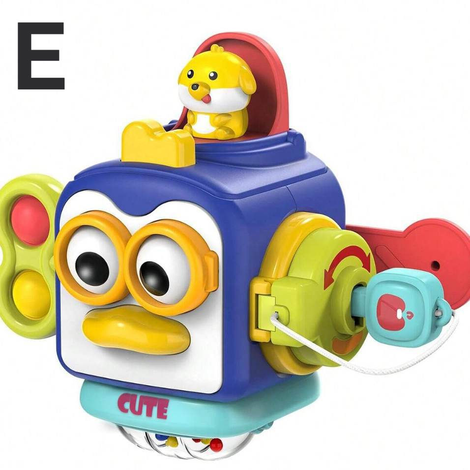 Thumbnail: Baby Busy Board Cube Montessori Sensory Toys for Toddler Educational Learning Ac