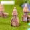 Thumbnail: Wooden House Miniature Decorative Figurines Micro Landscape Fairy Garden Animal