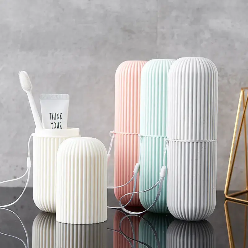 Thumbnail: 🪥 Portable Toothbrush & Toothpaste Holder Case – Clean, Hygienic & Travel-Ready
