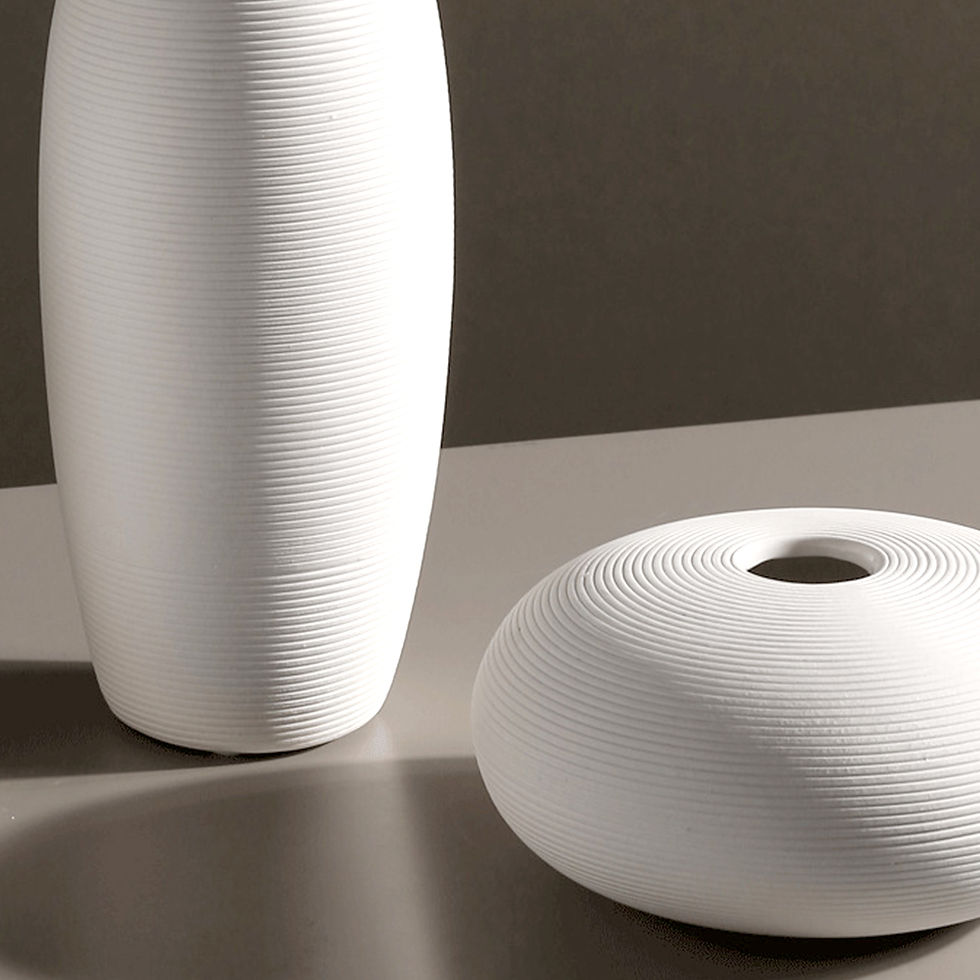 Thumbnail: White Ceramic Vases Minimalist Home Decor Nordic Modern Room Kitchen Living Rome