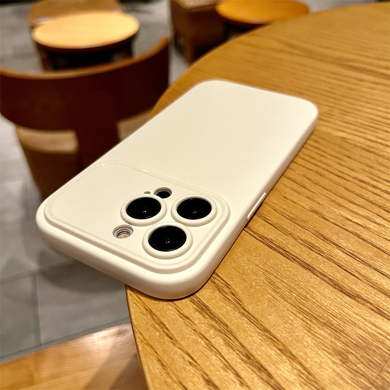 Thumbnail: Luxury Matte Silicone Soft Case For iPhone 16 15 14 13 12 11 Pro Max Plus Drawin