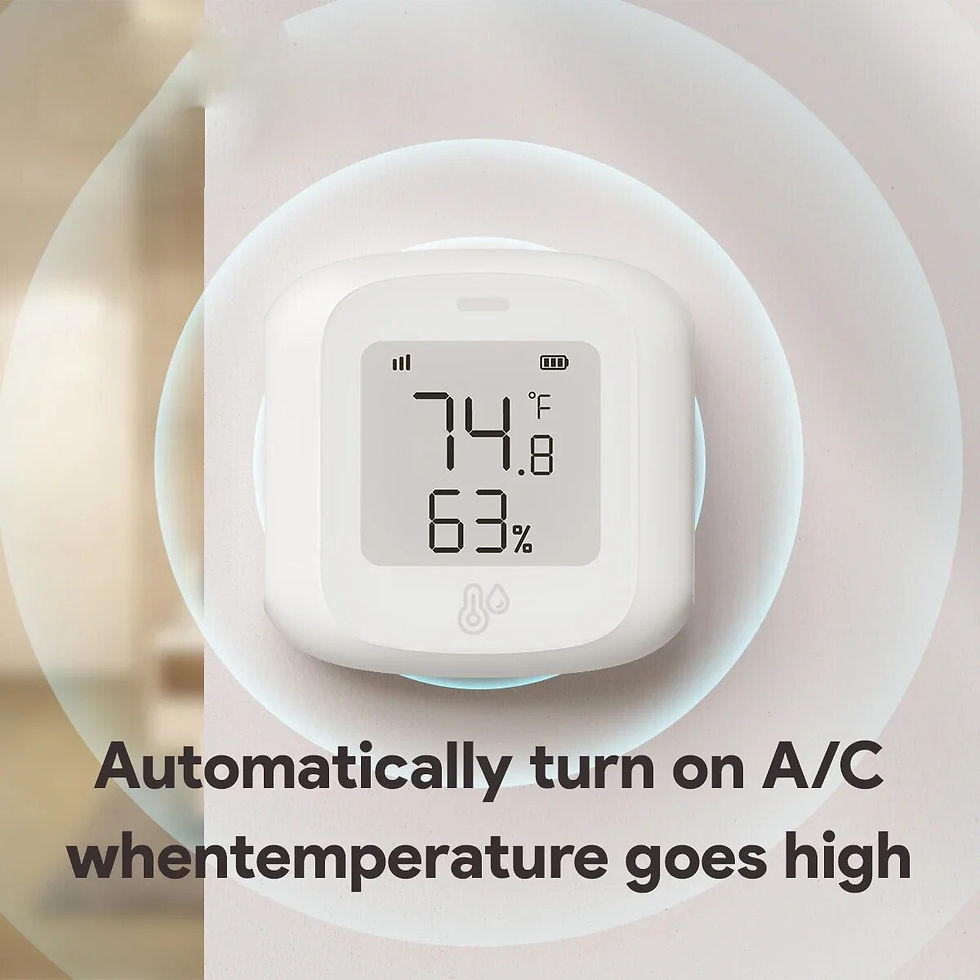 Thumbnail: Smart WiFi/Zigbee Temperature and Humidity Sensor Indoor Hygrometer Thermometer