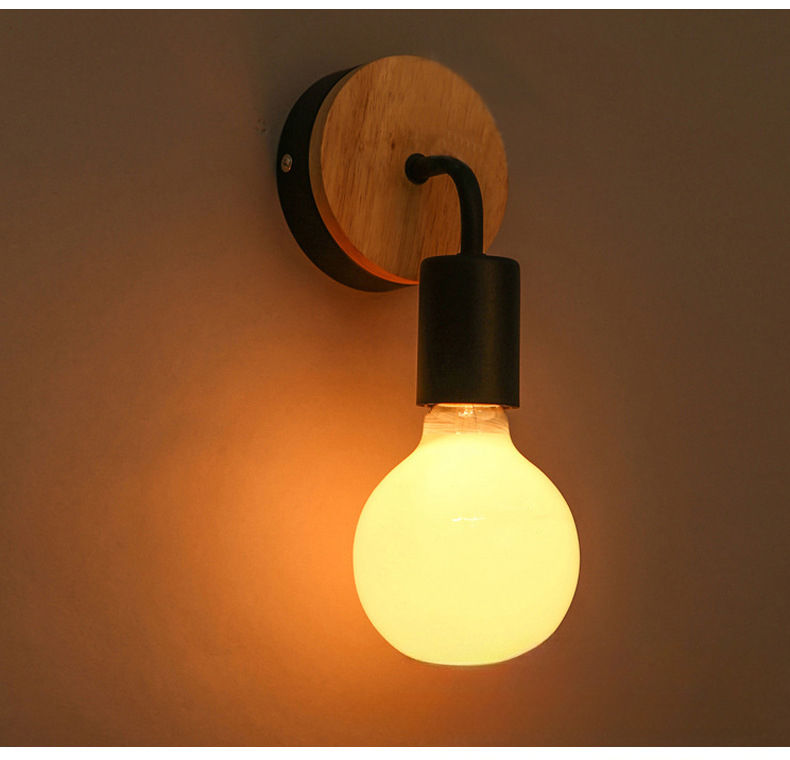 Thumbnail: Wall Decor  Lamp for Bedroom American Twine Retro Industrial Style Creative Vill