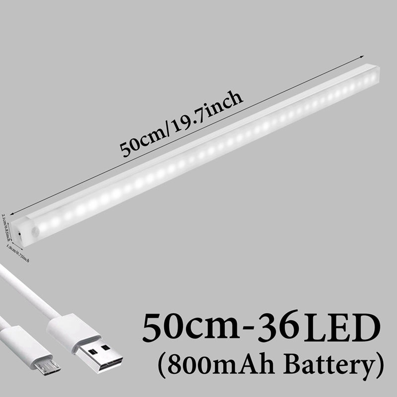 Thumbnail: Motion Sensor Wireless LED Night Lights Bedroom Decor Light Detector Wall Emerge