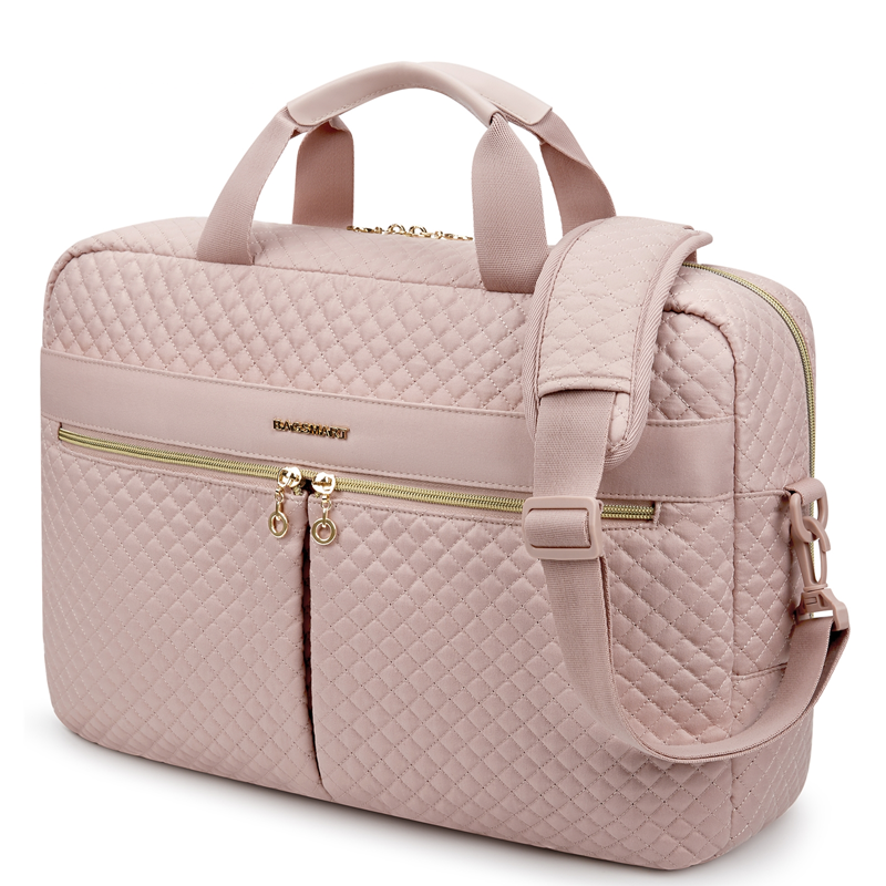 Thumbnail: BAGSMART Large Capacity 17 inch Laptop Bag Shoulder Messenger Notebook Pouch Bri
