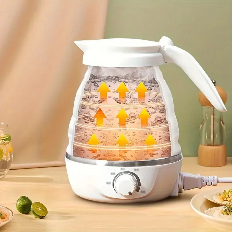 Thumbnail: 0.6L Electric Kettle Foldable And Portable To Use Safe And Body Small Footprint