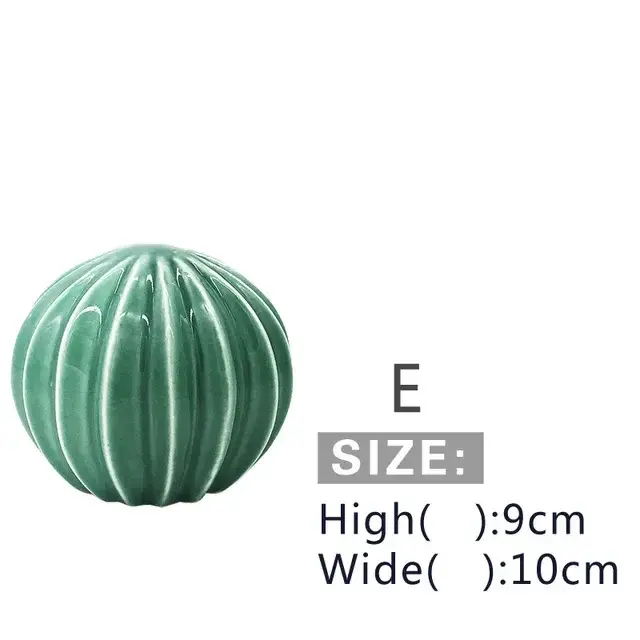 Thumbnail: 1pc Decorations presents for home 2024 ceramic cactus home aesthetic decor cactu