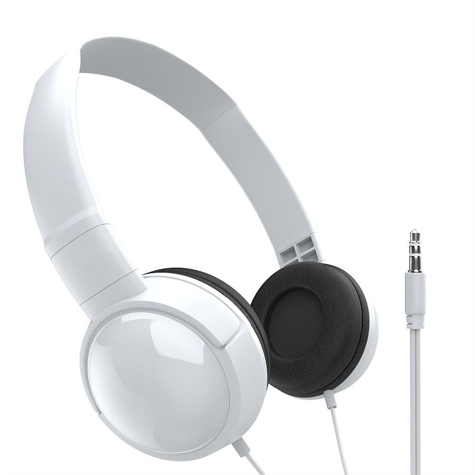Thumbnail: Music Earbuds Over Ear Wierd Headphones Adjustable Music Stereo 3.5mm Headset Hi