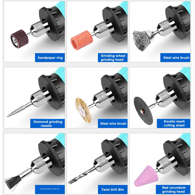 Thumbnail: 147/262 PCS/lot Power Tools Dremel Rotary Tool Accessory Set Fits for Dremel min