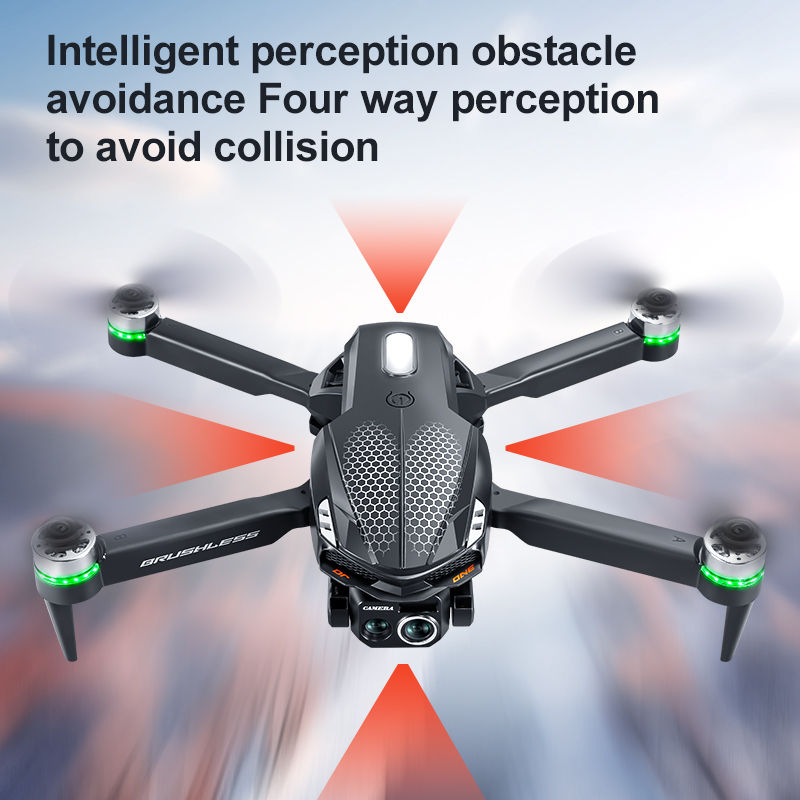 Thumbnail: 2025 S168 RC Drone 2.4inch Screen Brushless Motor 8K HD Dual Cameras Optical Flo