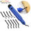 Thumbnail: Hand Metal Deburring Tool Kit Router Bit Rotary Deburr Blades Precision Edge Rem