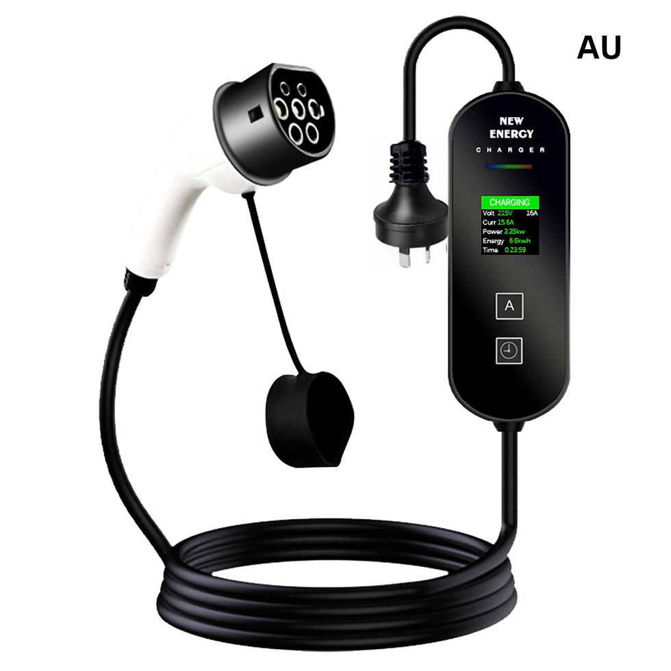 Thumbnail: EV Charger TYPE-2 Portable Electric Vehicle Charging Cable with LED Digital Disp
