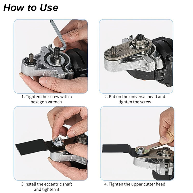 Thumbnail: Multifunctional Angle Grinder Attachment Converter Oscillate Saw Blade Adapter M