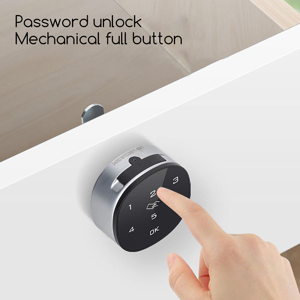 Thumbnail: Touch Screen Digital Smart Electronic Password Door Lock Lock With Digital Passw