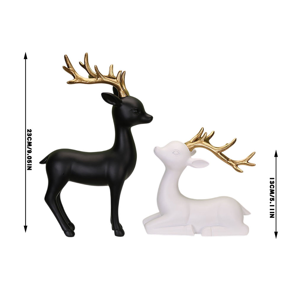 Thumbnail: European Style Decorative Items Creative Resin Crafts Decorative Items Deer Orna