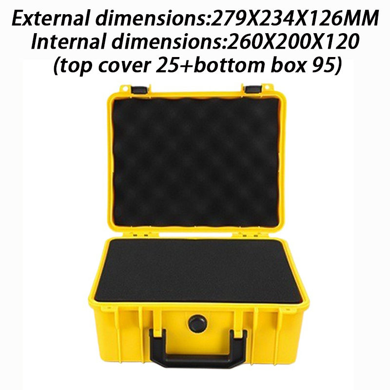 Thumbnail: Small Tools Suitcase Instrument Protection Tools Box with Sponge Equipment Safet