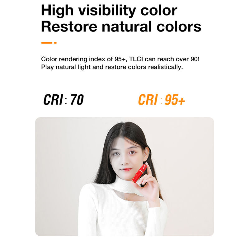 Thumbnail: Handheld Ring LED Rechargeable Fill light Portable Mobile Phone Live Broadcast P
