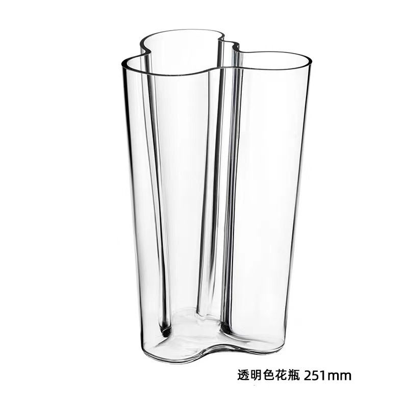 Thumbnail: European Glass Vase Room Decor Vase Modern Hydroponic Plants European Fresh for