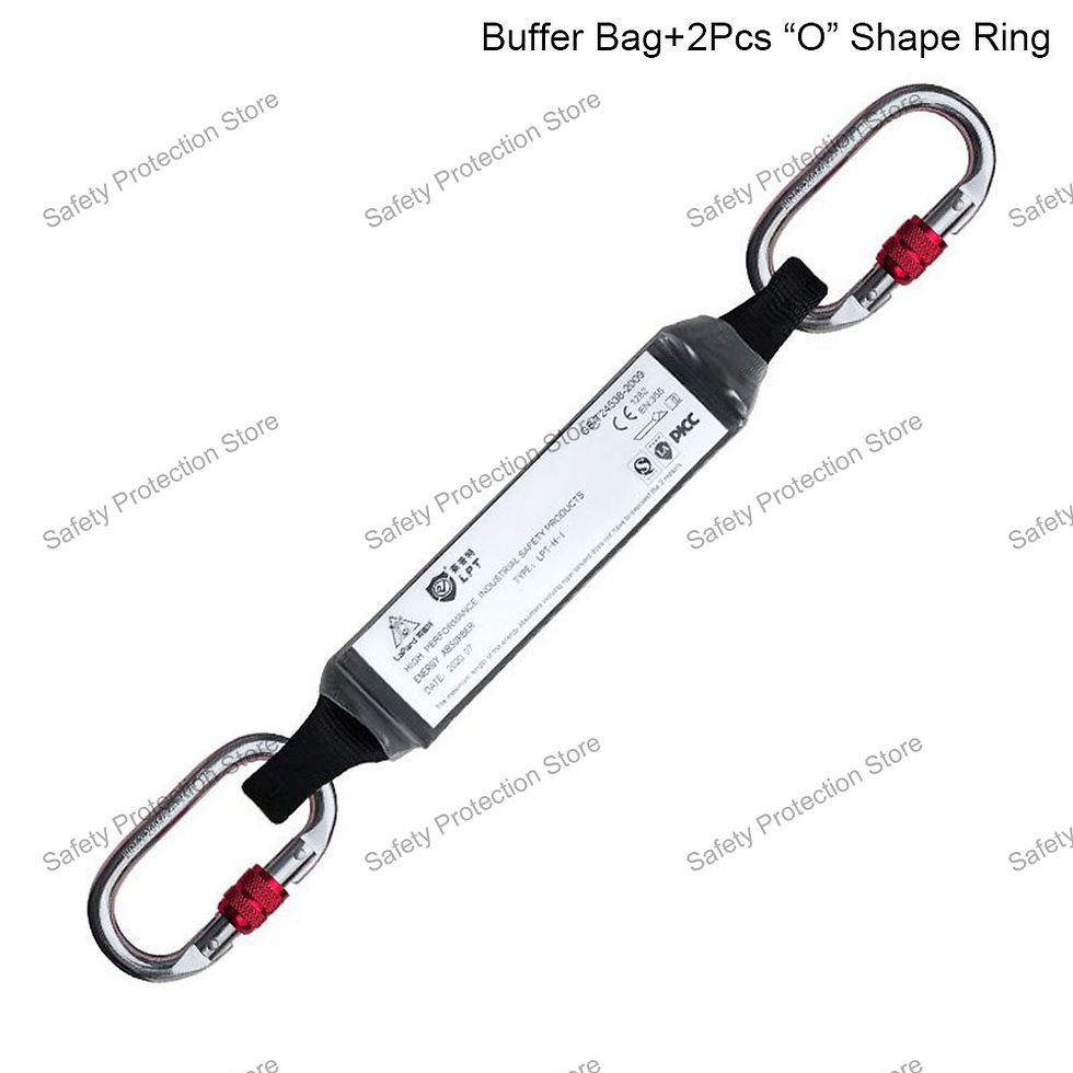 Thumbnail: Safety Harness Lanyard Shock Absorber High Altitude Work Fall Protection Safety