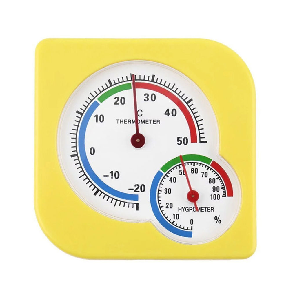 Thumbnail: Temperature Humidity Sensor Large Numbers Temperature Humidity Monitor Gauge for