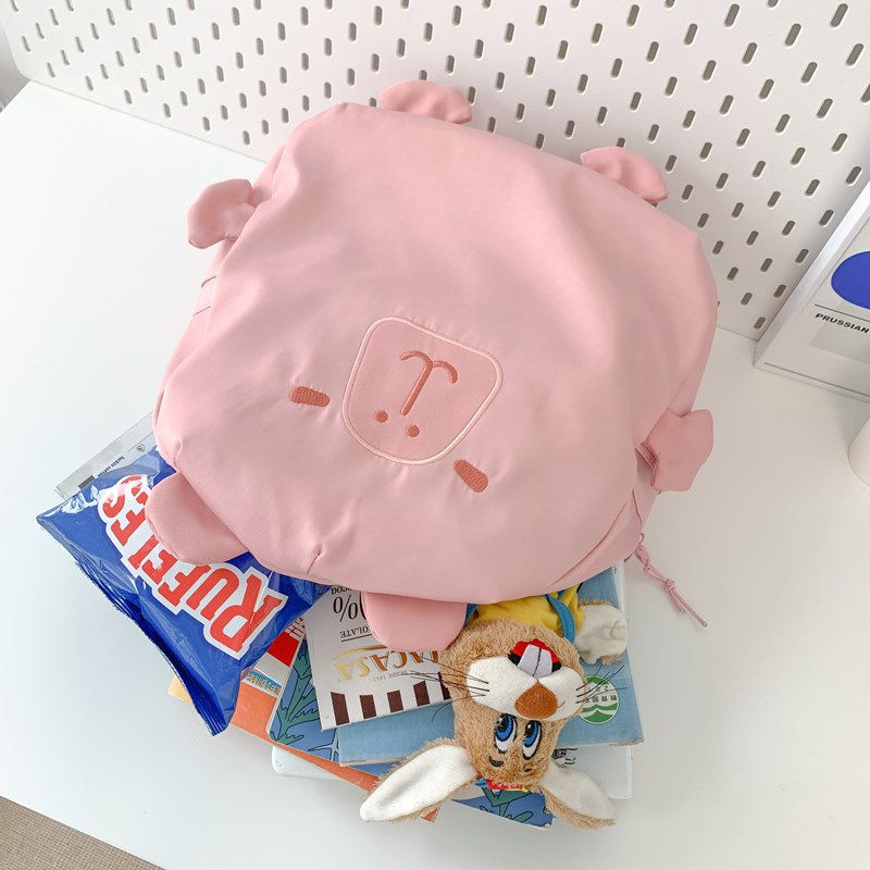 Thumbnail: Backpack, schoolbag, college girl, cute Kapibala backpack, cute, ugly, cute, tre