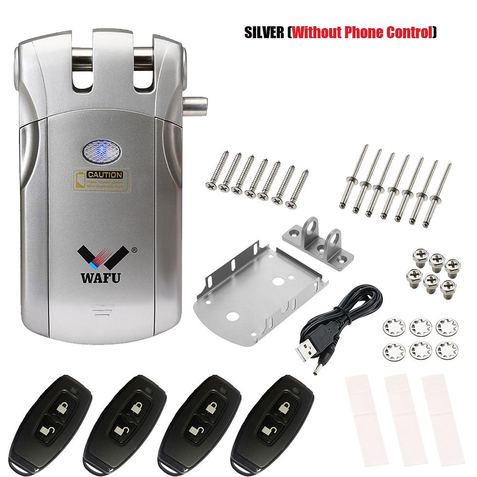 Thumbnail: 433MHz Wafu Smart Lock Security Wireless WIFI BT Tuya Intelligent Remote Control