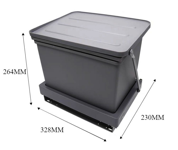 Thumbnail: Kitchen Sink Cabinet Door Connect Waste Bins Creative Waterproof Moisture-proof