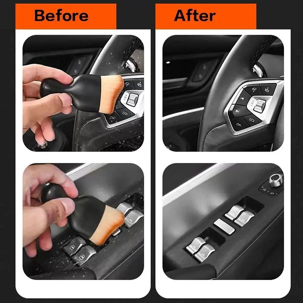 Thumbnail: Air Vent Cleaning Soft Brush Air Conditioner with Casing Car Interior Cleaning T