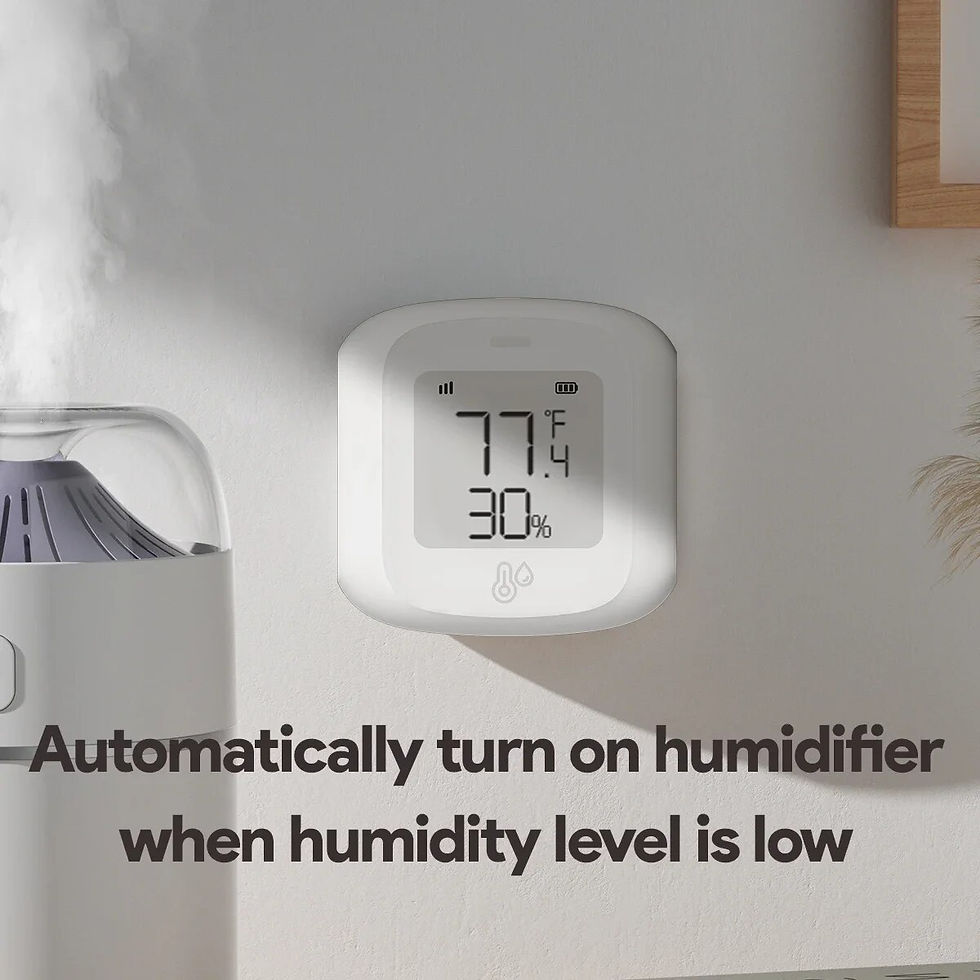 Thumbnail: Smart WiFi/Zigbee Temperature and Humidity Sensor Indoor Hygrometer Thermometer