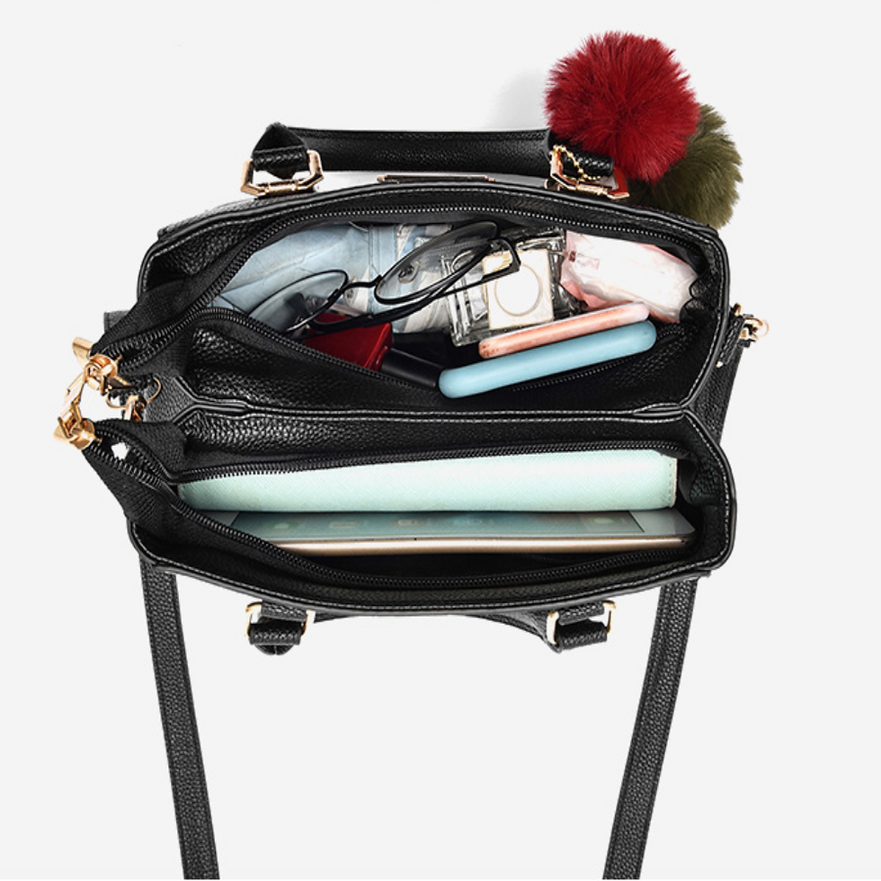 Thumbnail: Handbags For Women Shoulder Bags Casual Leather Messenger Bag Large Capacity Han