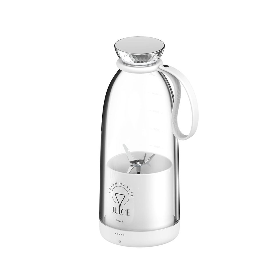 Thumbnail: 500ml Portable 2400mAh Wireless Fruit Mixers USB juicer Fresh Juice Bottle Blend