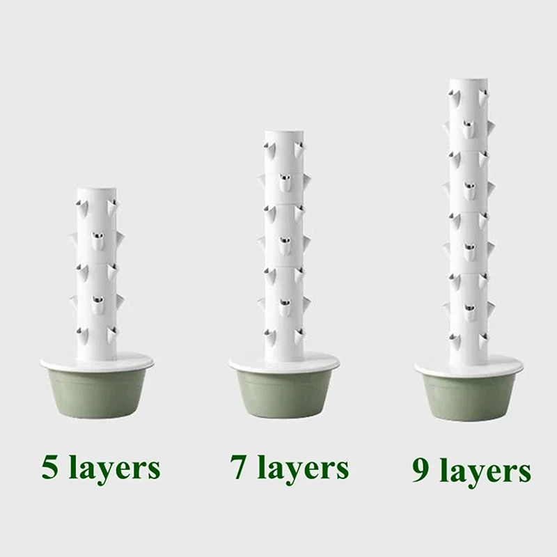 Thumbnail: Hydroponic Growing System Indoor Outdoor Home Grow Herb Vertical Garden Tower Ve