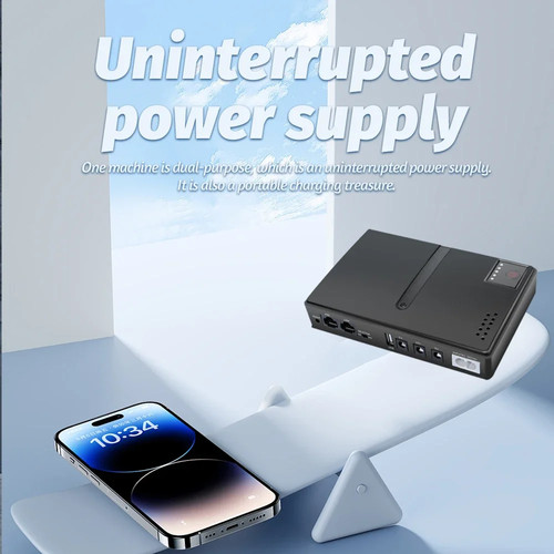 Mini UPS Battery Backup 5V 9V 12V 1A 15V 24V 0.6AOutput for Computer ...