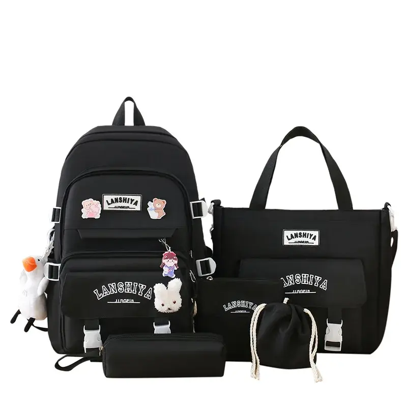 Thumbnail: Fashion Backpack Children's School Bag Elementary School Junior High School Bag