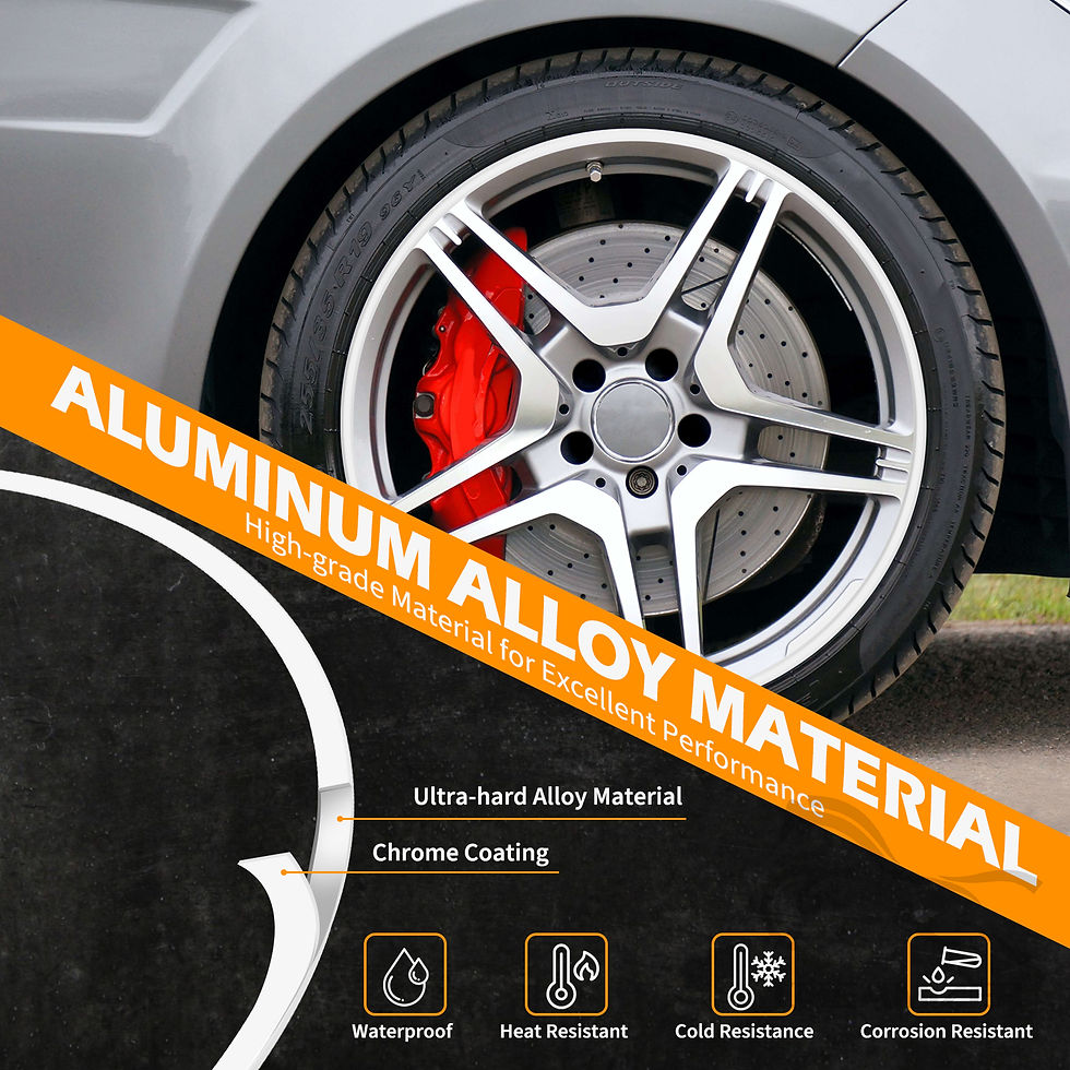 Thumbnail: 4PCS 18 19 20 Inch Wheel Rim Protector Trim Anti Collision Versatile Sporty Look