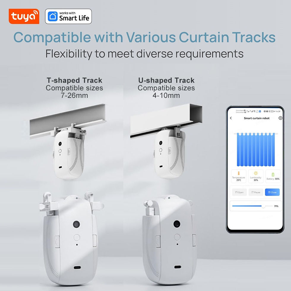 Thumbnail: 3CGRO-Tuya Curtain Motor For T U Track WIFI Tuya Automatic Open Smart Electric C
