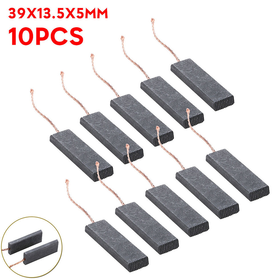 Thumbnail: Power Tools Parts Set Carbon Brush Indoor Outdoor 10pcs 39*13.5*5mm 70mm Accesso