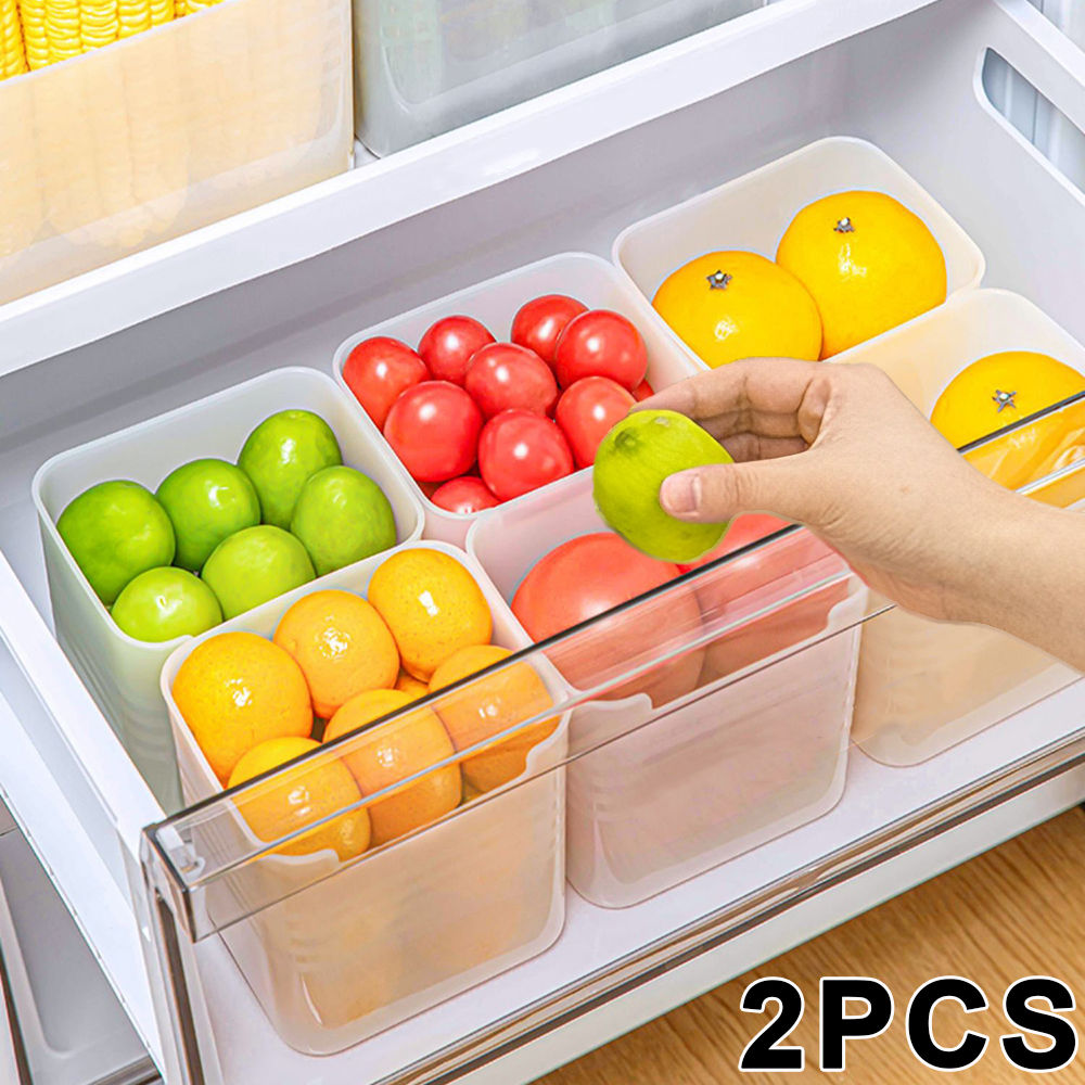 Refrigerator Storage Box Plastic Fridge Side Door Food Fresh Container Case For 