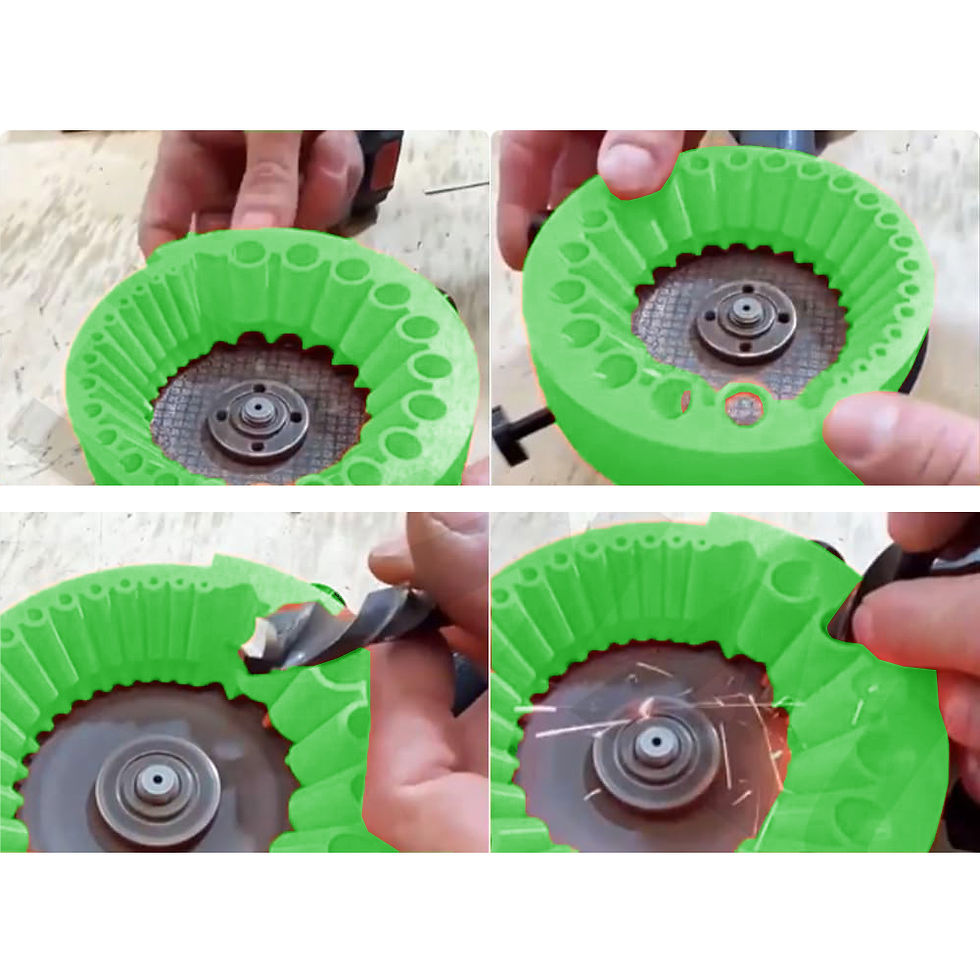 Thumbnail: Drill Bit Sharpener Power Drill Bit Grinding Attachment,Multipurpose Drill Polis