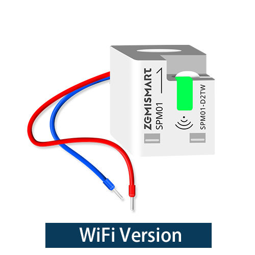 Thumbnail: Zemismart Smart Energy Meter Zigbee WiFi Monitor Electric Sensor Real-time Measu